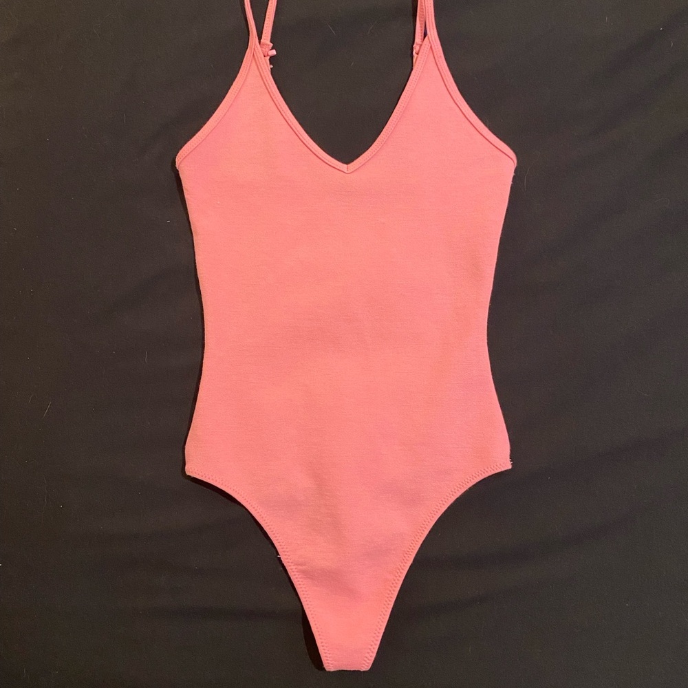 Pink bodysuit